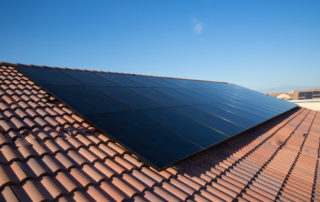 SunPower Solar Panels On A Roof