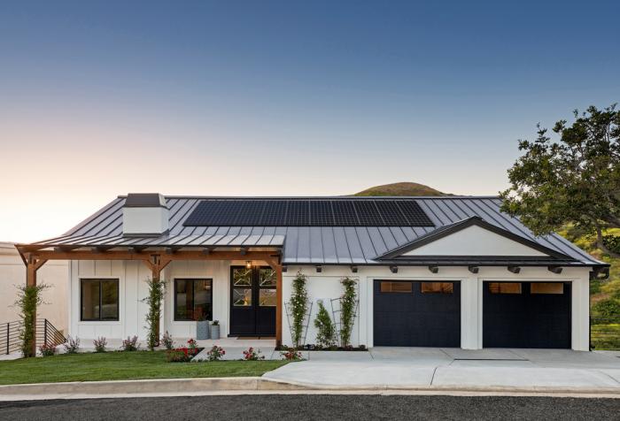 SunPower Panels On A house