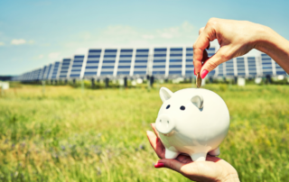 solar with piggy bank
